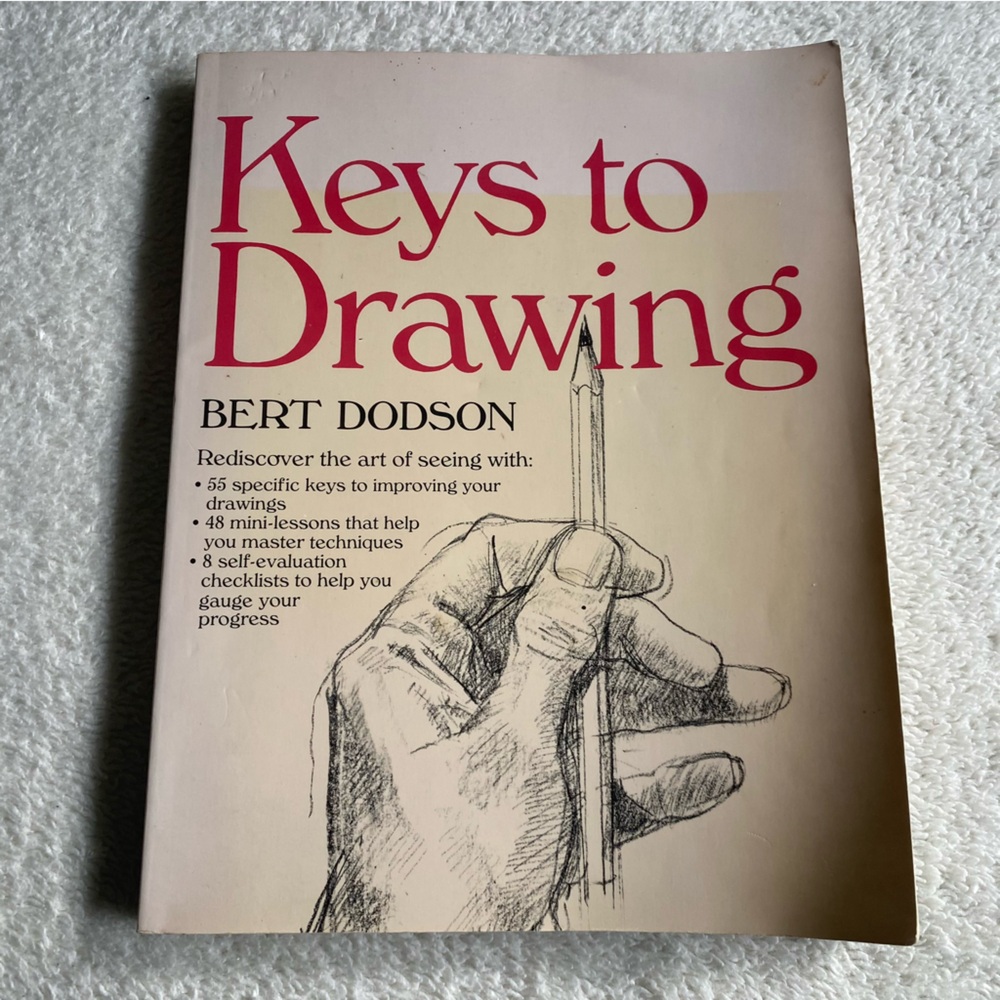 Keys to Drawing by Bert Dodson trade paperback 1985 instructional